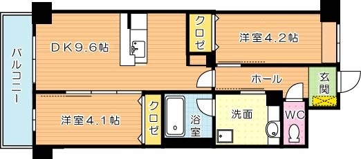 グランビュー黒崎南 間取り図