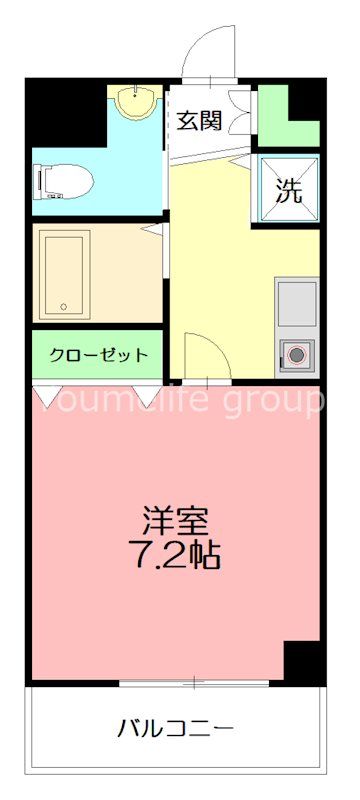 ストゥディオ 202号室 間取り