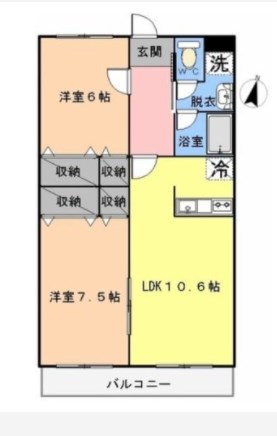 マンション柏（かしわ） 302号室 間取り