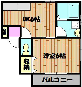 ピーチビーチ 202号室 間取り