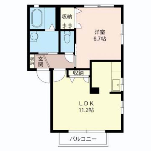 ウィン中浦和Ⅱ 間取り