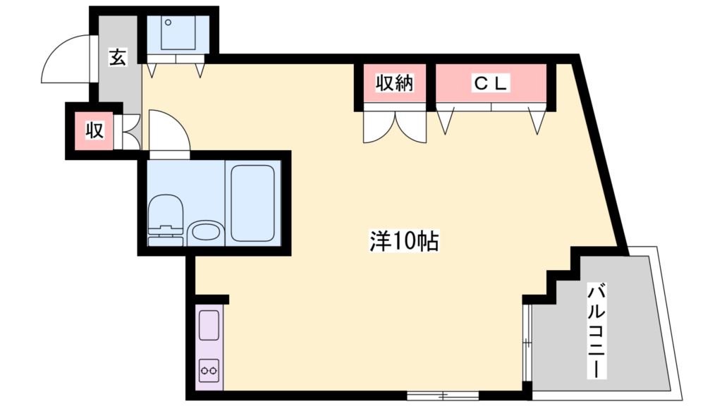 アクス加古川 間取り図