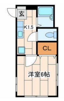 Brighton（ブライトン） 202号室 間取り