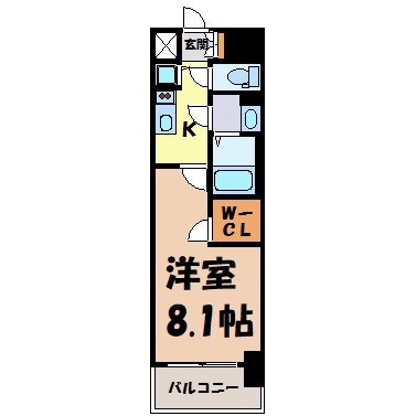 プレサンスジェネ丸の内 間取り図