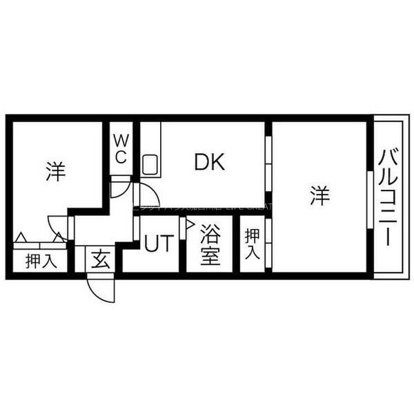 きくやハイツⅡ 間取り図