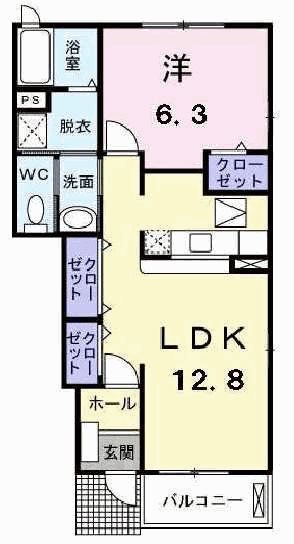 プラシード・カーサ 間取り図