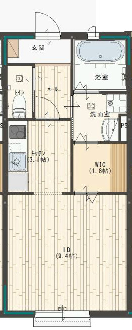 ルミエール野添 間取り図