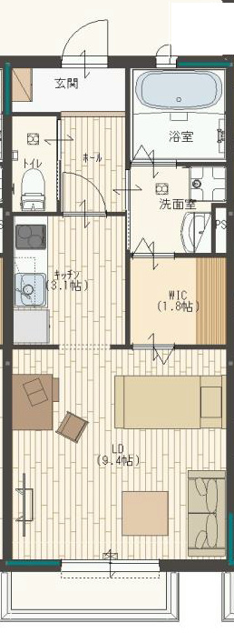 ルミエール野添 間取り図