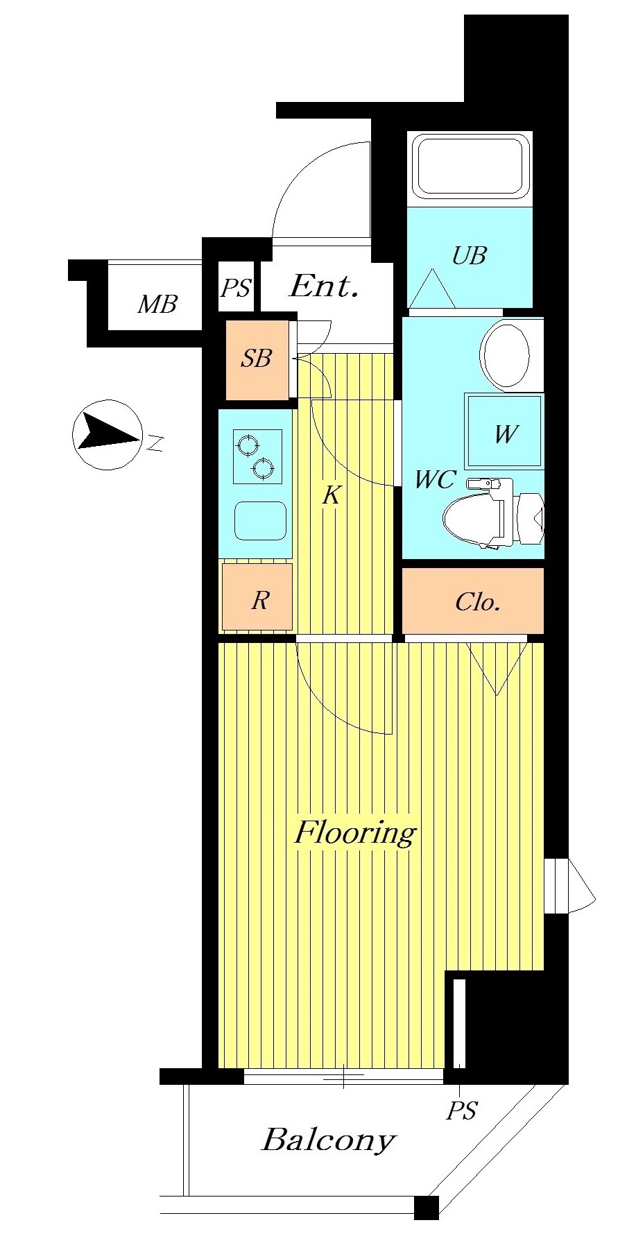 間取り ヴァレッシア川口幸町シティ 間取り図