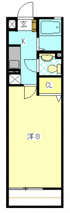 セリジェ城北 102号室 間取り