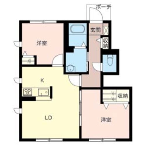 パルテール・加古川B 間取り図