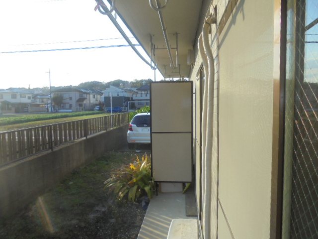 谷マンション ベランダ