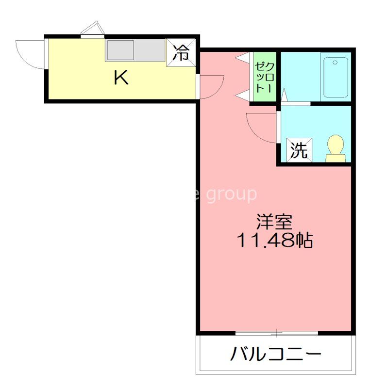 カインドネス関口 301号室 間取り