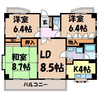 リバーパークヴィレッジ 間取り図