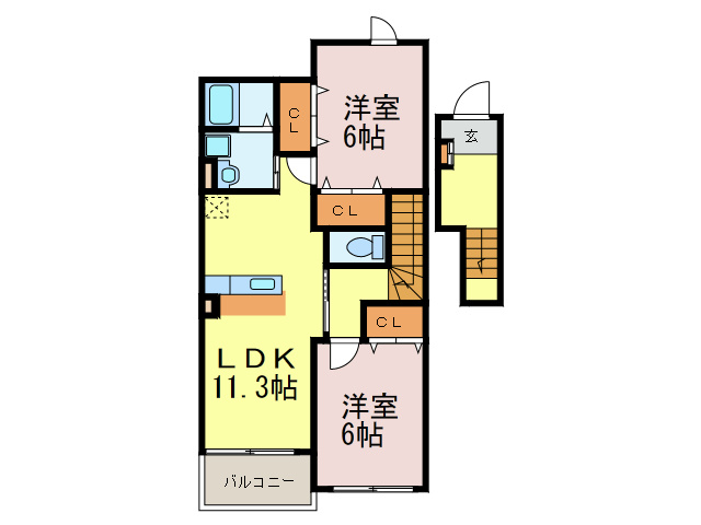 エスペランサ壱番館 間取り図