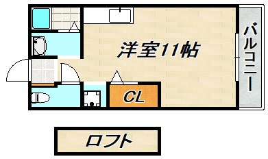 クレアハイム大谷 間取り図