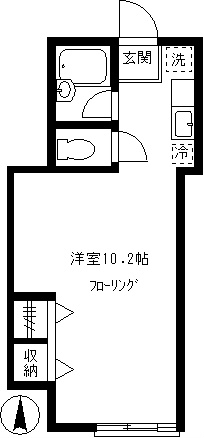 碑文谷ＭＴ 205号室 間取り