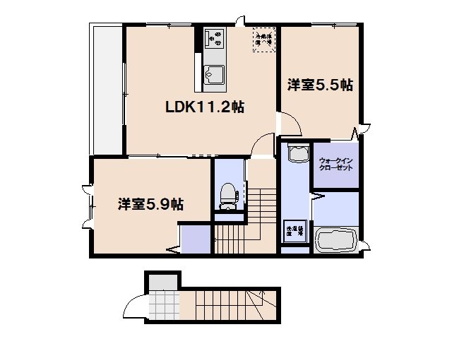 恵夢七番館 間取り