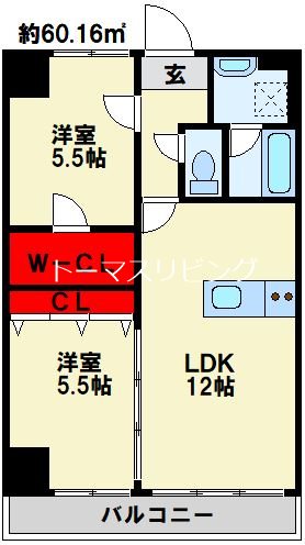 KSK門司港コアプレイス  間取り図