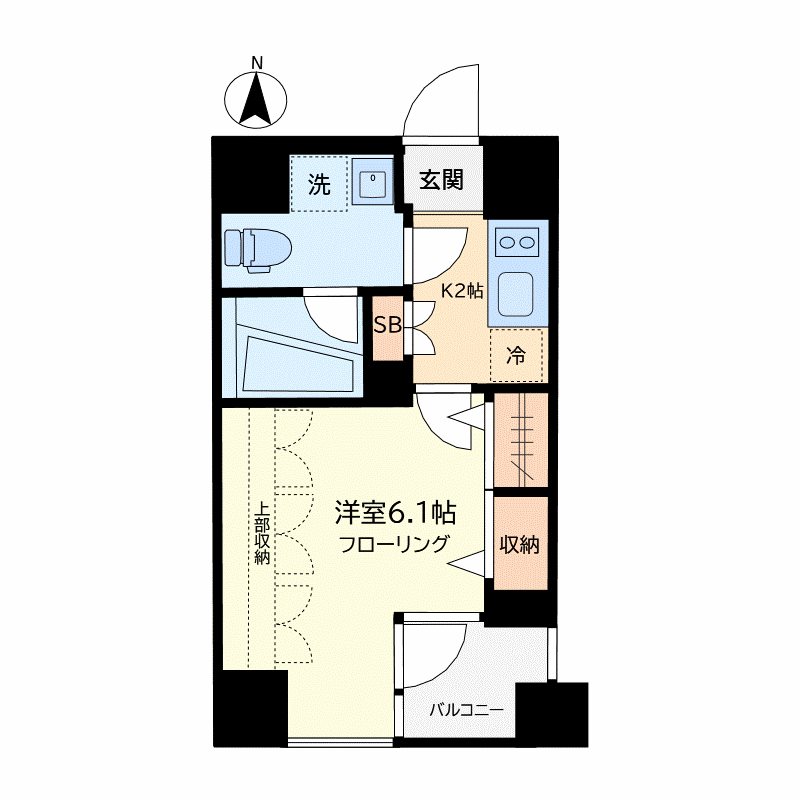 ブライズ三軒茶屋　201号室 間取り