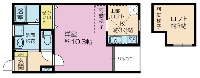 Massimo関目 間取り