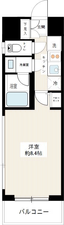 MAXIV HY's 南砂町 0201号室 間取り