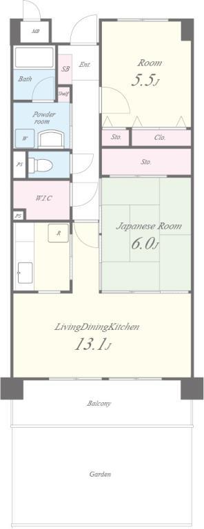 ｴｸｾﾚﾝﾄ 間取り図