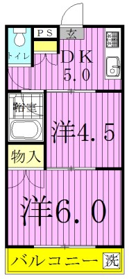 ＫＯＤＡガーデン 102号室 間取り
