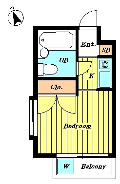 ホワイトハウスＡ 105号室 間取り