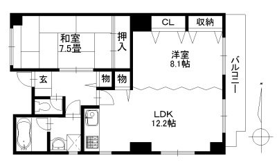 コモドカーサ新神戸 間取り図