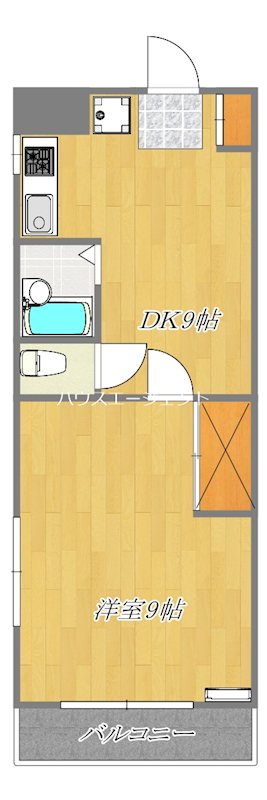 ケンハーバー 201号室 間取り