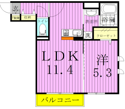 ANNEX 間取り