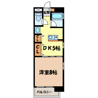 ＨＡＲＡＤＡ栄南ビル 間取り