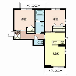 ベルフォーレ王子　Ａ 間取り図