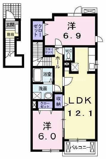 プレムローゾ 間取り図