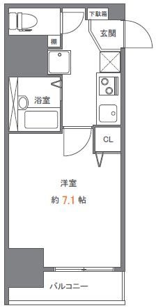 ステージファースト慶應三田 間取り