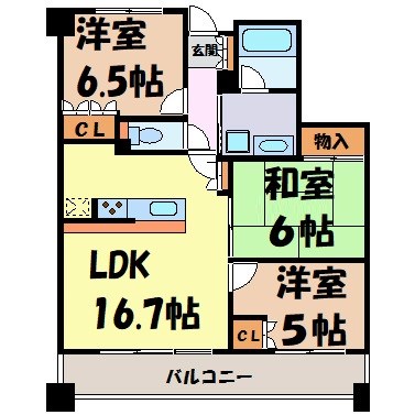 パークアクシス金山WEST 間取り図