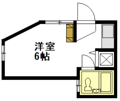 メゾン白樺 102号室 間取り