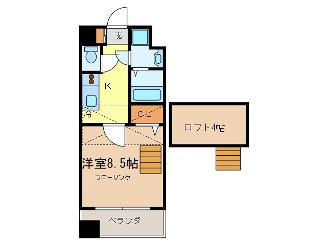ピュアレジデンス 408号室 間取り
