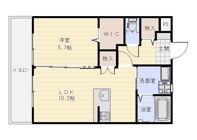 ソレアード 間取り図