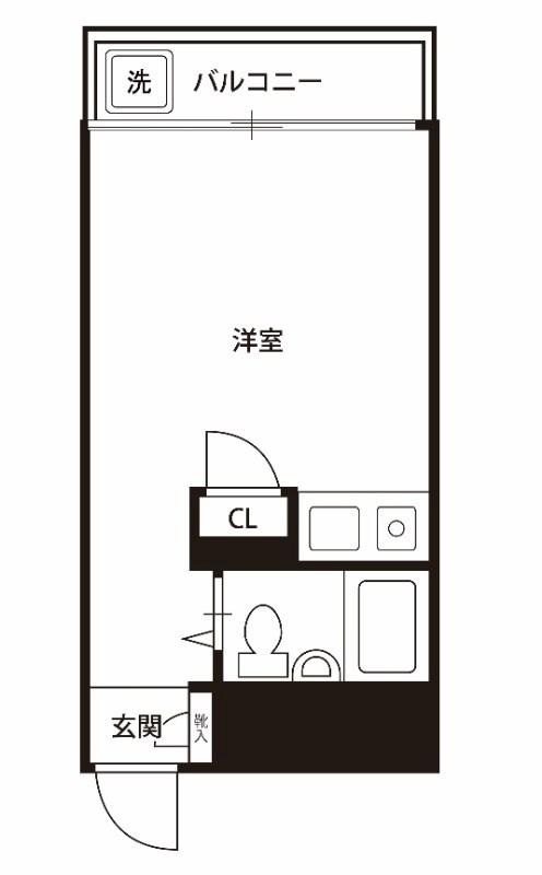 ラックスホーム本郷台 107号室 間取り