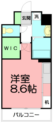 メゾン・ド・ソフィア鎌倉 702号室 間取り