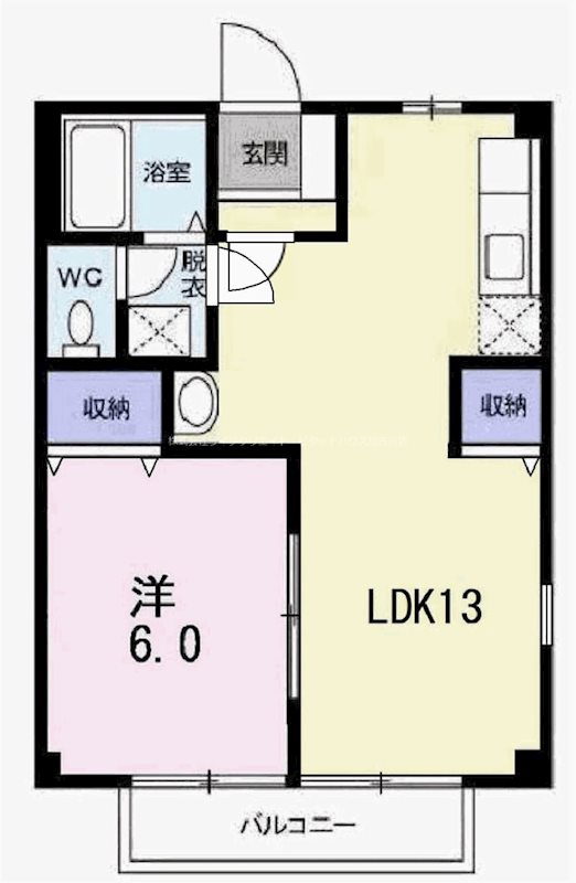 ハイムマコトＢ 間取り図