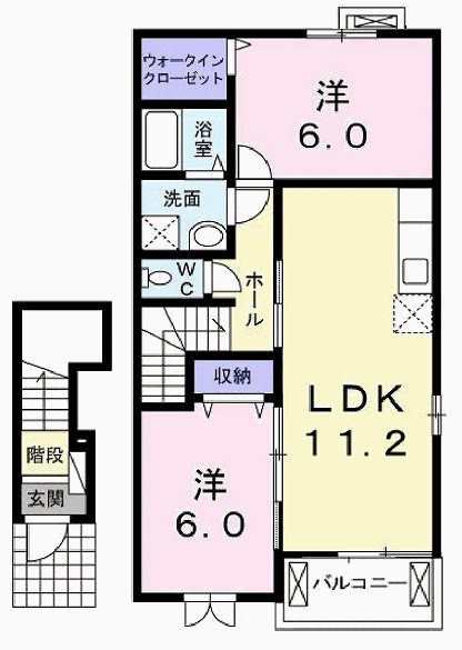 ベル　アンジュ 間取り図