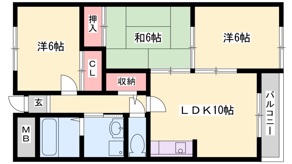ブエナビスタ高砂 間取り図