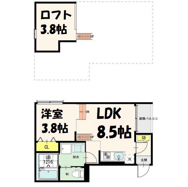 レンガースⅡ 間取り図