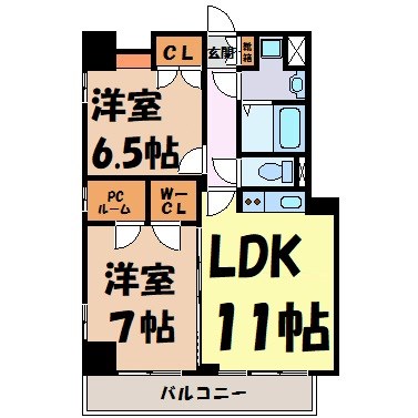 ランドハウス泉 間取り