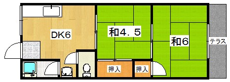 コーポ中野 間取り