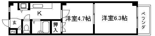 プライムシティ西陣 間取り