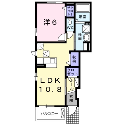 パーリービュー 間取り図